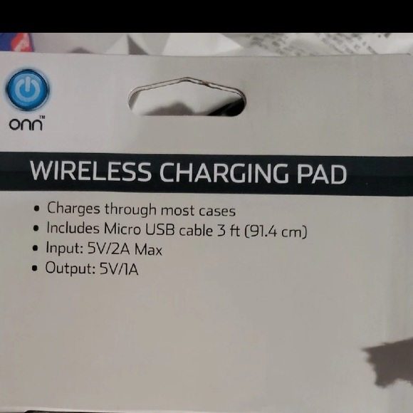onn. 5W Wireless Charging Pad, Black,Brand New - Picture 7 of 7